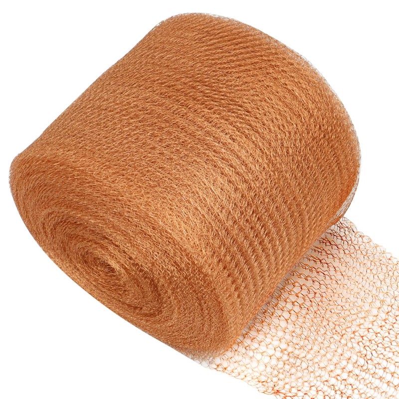 MUZIK 5 inch x150ft Pure Copper Mesh Roll - Heavy Duty Rodent & Snake Proof Wire Mesh Screen for DIY, Garden, Vents - Rustproof, Easy Cut Pest Barrier for Weep Holes & Gaps - Image 1